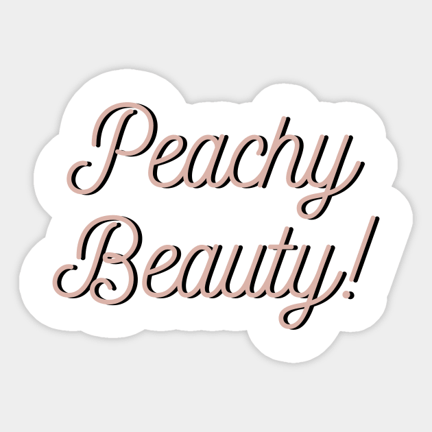 PEACHY BEAUTY Sticker by Gentles 